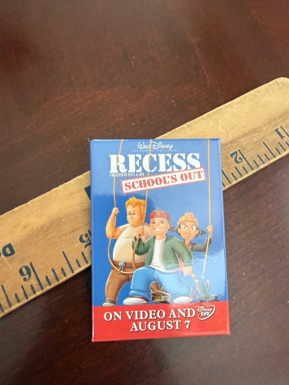 Vintage Recess School Brooch